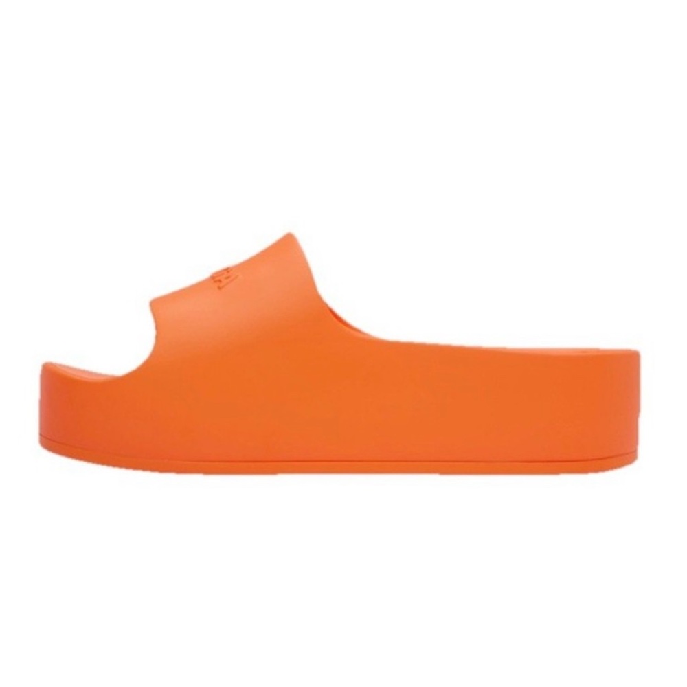 Balenciaga Slides Chunky Platform Slides Women’s Size 9 NEW Neon Orange - Picture 3 of 4